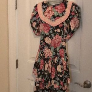 Girls flower print dress - teen 6